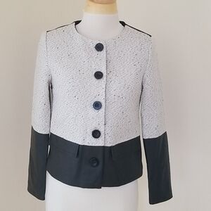 NWT! Style we YZXH Small leather biker jacket